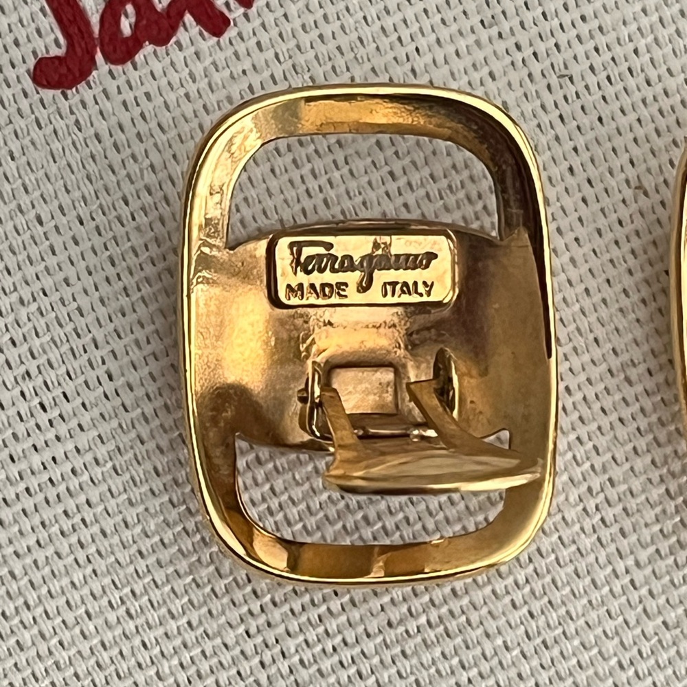 Salvatore Ferragamo Vara Vintage Earrings - Picture 6 of 6